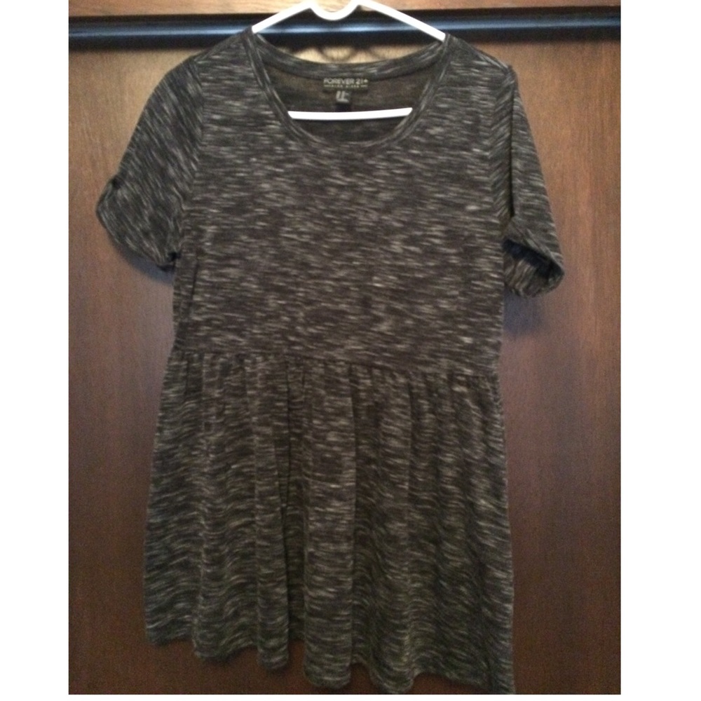 Knit babydoll top